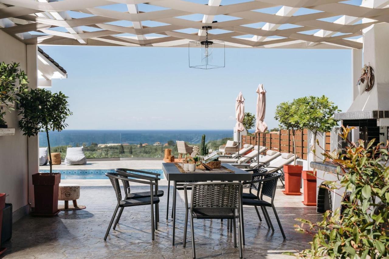 Villa Venia - Cozy Escape With Scenic Sew View, By Zantewize Tragaki Extérieur photo