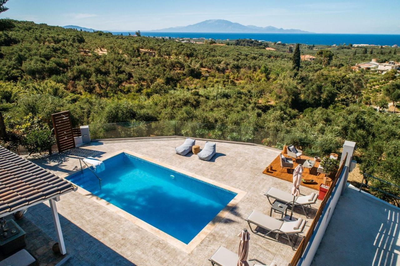 Villa Venia - Cozy Escape With Scenic Sew View, By Zantewize Tragaki Extérieur photo