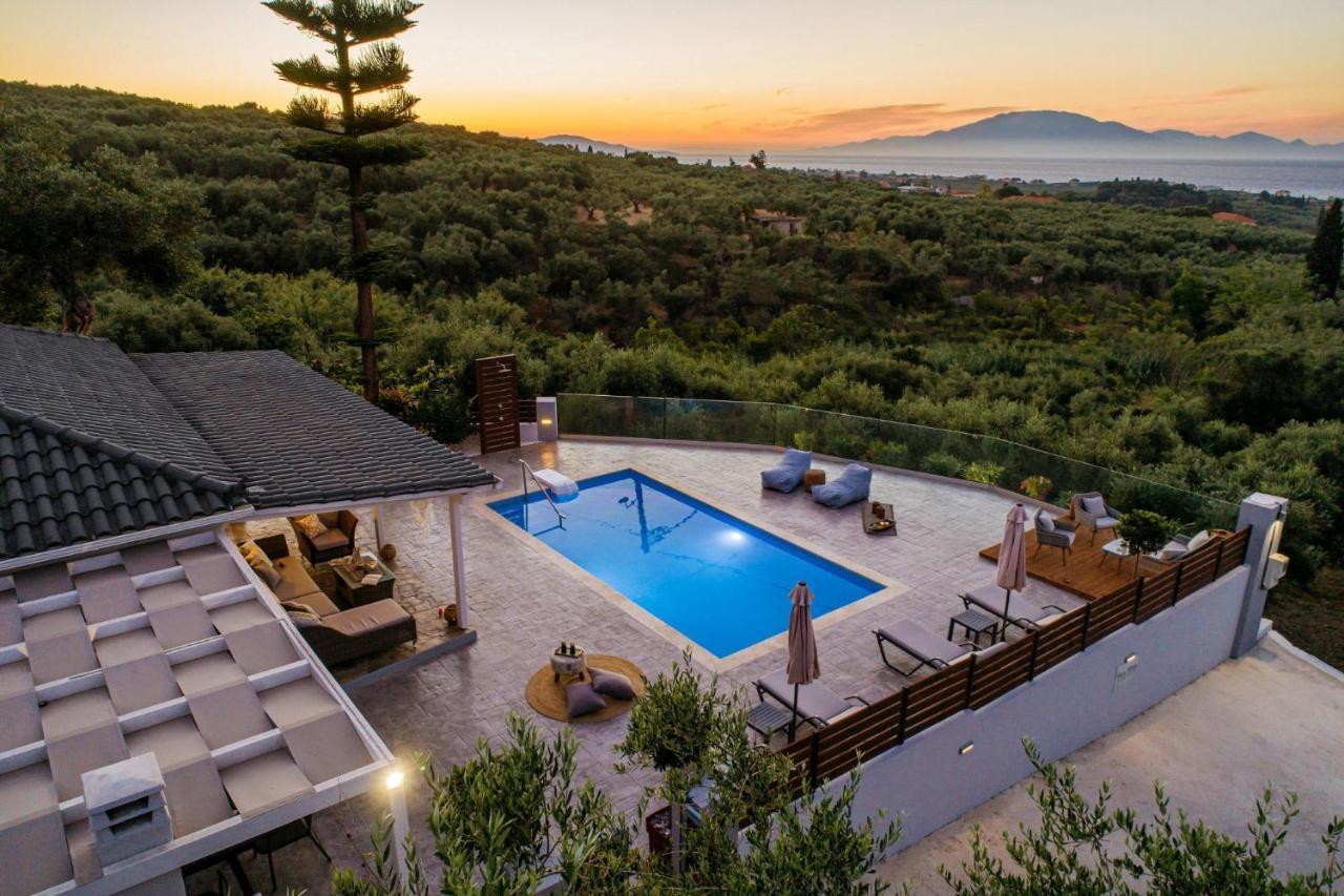 Villa Venia - Cozy Escape With Scenic Sew View, By Zantewize Tragaki Extérieur photo